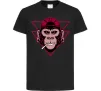 Детская футболка Cool monkey Черный фото