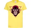 Детская футболка Cool monkey Лимонный фото