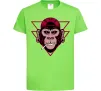 Детская футболка Cool monkey Лаймовый фото