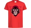Детская футболка Cool monkey Красный фото