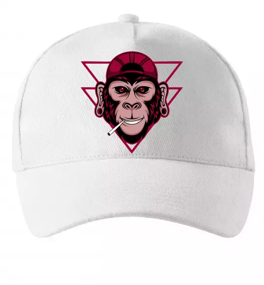 Кепка Cool monkey Білий фото