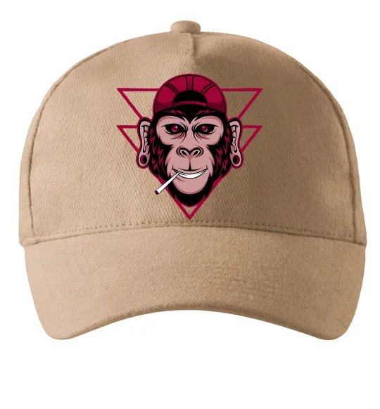 Кепка Cool monkey Песочный фото