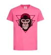 Детская футболка Cool monkey Ярко-розовый фото
