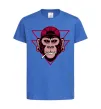 Детская футболка Cool monkey Ярко-синий фото
