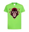 Детская футболка Cool monkey Лаймовый фото