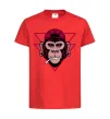Детская футболка Cool monkey Красный фото