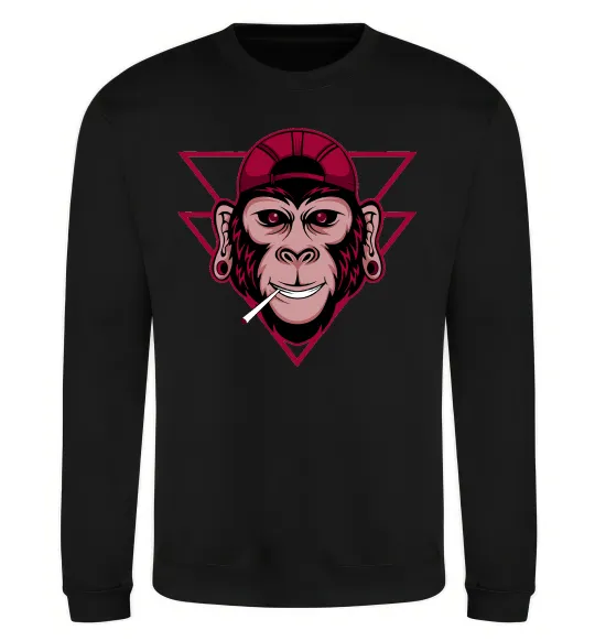 Свитшот Cool monkey Черный фото