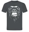 Мужская футболка Горила морда Графит фото
