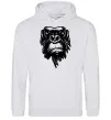 Чоловіча толстовка (худі) Горила морда Сірий меланж Чоловіча толстовка (худі) Горила морда Сірий меланж фото