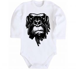 Дитячий бодік Горила морда Дитячий бодік Горила морда