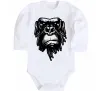 Дитячий бодік Горила морда Білий Дитячий бодік Горила морда Білий фото