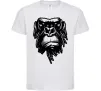 Детская футболка Горила морда Белый фото