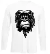 Лонгслів Горила морда Білий фото