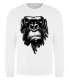 Свитшот Горила морда Белый фото