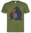 Мужская футболка Горила в окулярах Оливковый Мужская футболка Горила в окулярах Оливковый фото
