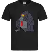 Мужская футболка Горила в окулярах Черный Мужская футболка Горила в окулярах Черный фото
