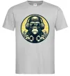 Мужская футболка Мавпа в навушниках і окулярах Серый фото