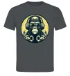 Мужская футболка Мавпа в навушниках і окулярах Графит фото