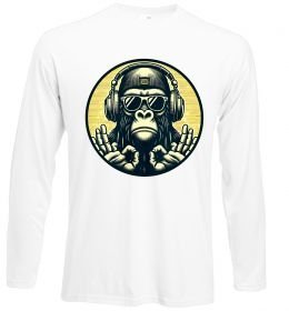 Лонгслив Мавпа в навушниках і окулярах