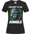 Жіноча футболка Welcome to the jungle Чорний Жіноча футболка Welcome to the jungle Чорний фото