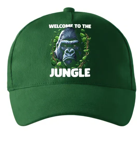 Кепка Welcome to the jungle Темно-зеленый фото