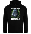 Женская толстовка (худи) Welcome to the jungle Черный фото
