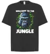 Футболка Оверсайз Welcome to the jungle Чорний фото