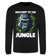 Свитшот Welcome to the jungle Черный фото