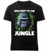 Чоловіча преміум футболка Welcome to the jungle Чорний Чоловіча преміум футболка Welcome to the jungle Чорний фото