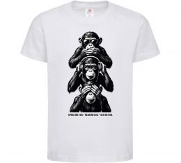 Детская футболка Speak hear see no