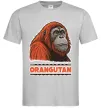 Мужская футболка Orangutan Серый фото