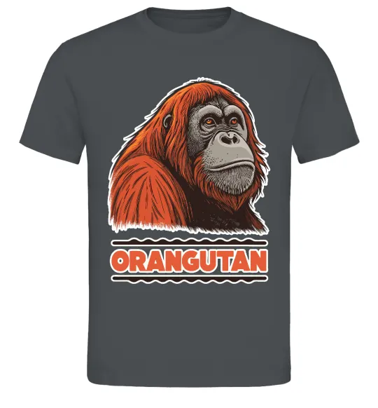 Мужская футболка Orangutan Графит фото
