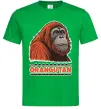 Мужская футболка Orangutan Зеленый фото