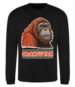 Свитшот Orangutan Черный фото
