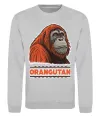 Свитшот Orangutan Серый меланж Свитшот Orangutan Серый меланж фото