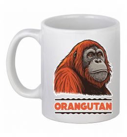 Чашка керамическая Orangutan