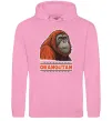 Мужская толстовка (худи) Orangutan Розовый фото