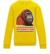 Дитячий світшот Orangutan Сонячно жовтий фото
