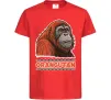 Дитяча футболка Orangutan Червоний фото