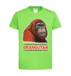 Детская футболка Orangutan Лаймовый фото