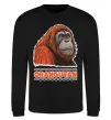 Світшот Orangutan Чорний фото