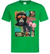 Мужская футболка Monkey poster Зеленый фото