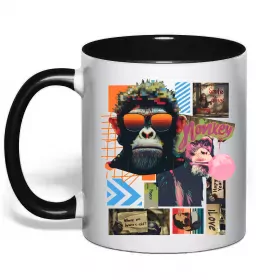 Чашка с цветной ручкой