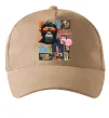 Кепка Monkey poster Песочный фото