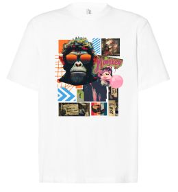 Футболка Оверсайз Monkey poster