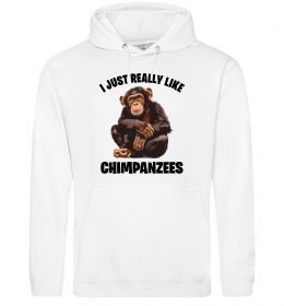 Мужская толстовка (худи) I really like chimpanzees Мужская толстовка (худи) I really like chimpanzees