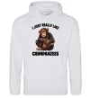 Мужская толстовка (худи) I really like chimpanzees Серый меланж Мужская толстовка (худи) I really like chimpanzees Серый меланж фото