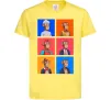 Детская футболка Funny monkeys Лимонный фото