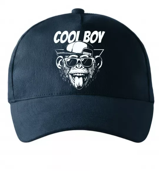 Кепка Cool boy monkey Темно-синій фото