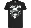 Детская футболка Cool boy monkey Черный фото